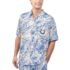 Colts Margaritaville Sand Washed Monstera Print Party Button-Up Shirt - S