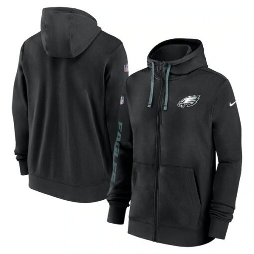 Eagles 2024 Sideline Club Full-Zip Hoodie