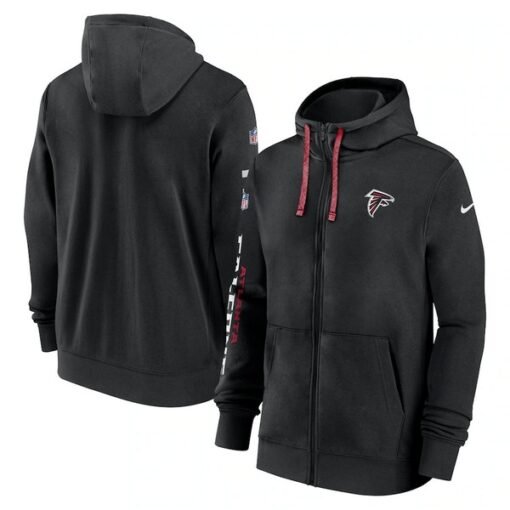 Falcons 2024 Sideline Club Full-Zip Hoodie