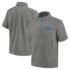 Lions 2024 Sideline Coach Short Sleeve Half-Zip Hoodie Jacket - Gray, S