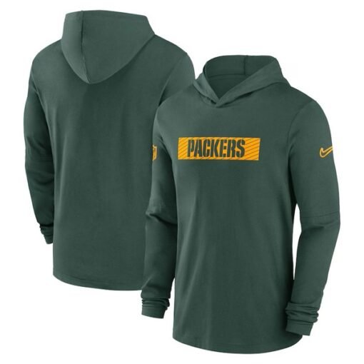 Packers 2024 Sideline Hoodie Performance Long Sleeve T-Shirt