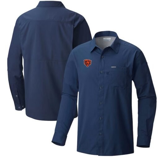 Bears Columbia Slack Tide Omni-Wick Long Sleeve Button-Up Shirt - Image 3