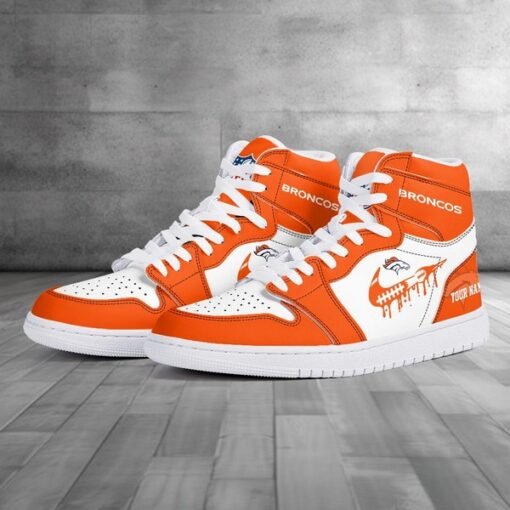 Broncos Personalized Air Jordan 1