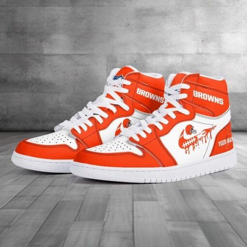 Browns Personalized Air Jordan 1