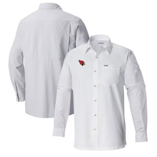 Cardinals Columbia Slack Tide Omni-Wick Long Sleeve Button-Up Shirt