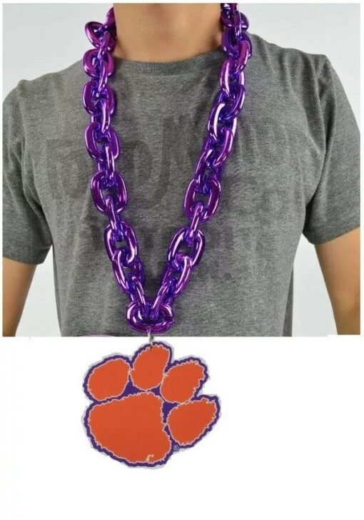 Clemson Tigers WinCraft Big Chain Logo Necklace