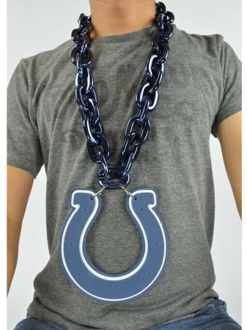 Colts WinCraft Big Chain Logo Necklace