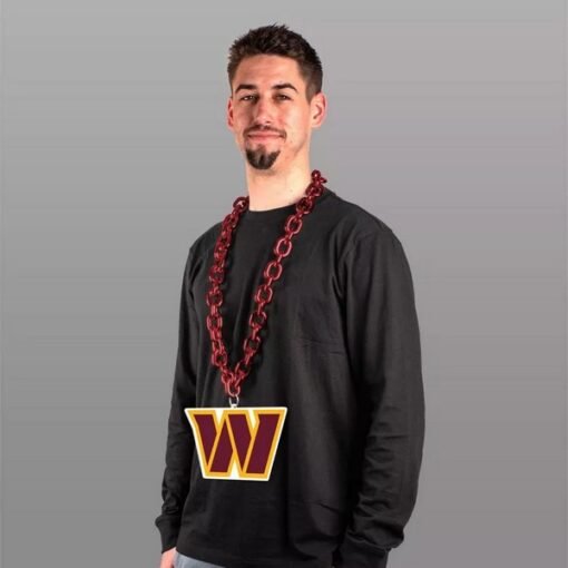 Commanders WinCraft Big Chain Logo Necklace