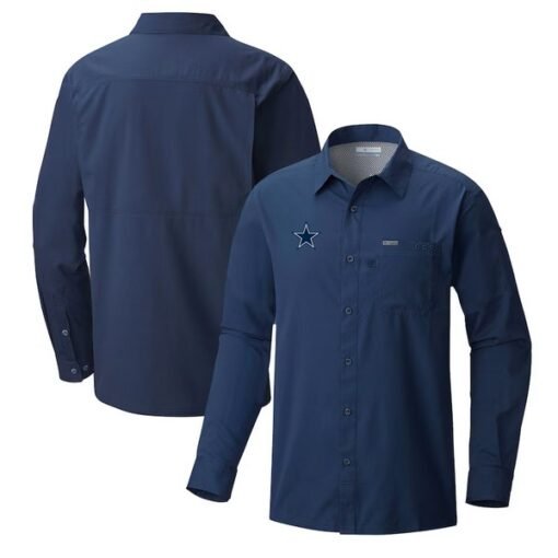 Cowboys Columbia Slack Tide Omni-Wick Long Sleeve Button-Up Shirt - Image 3