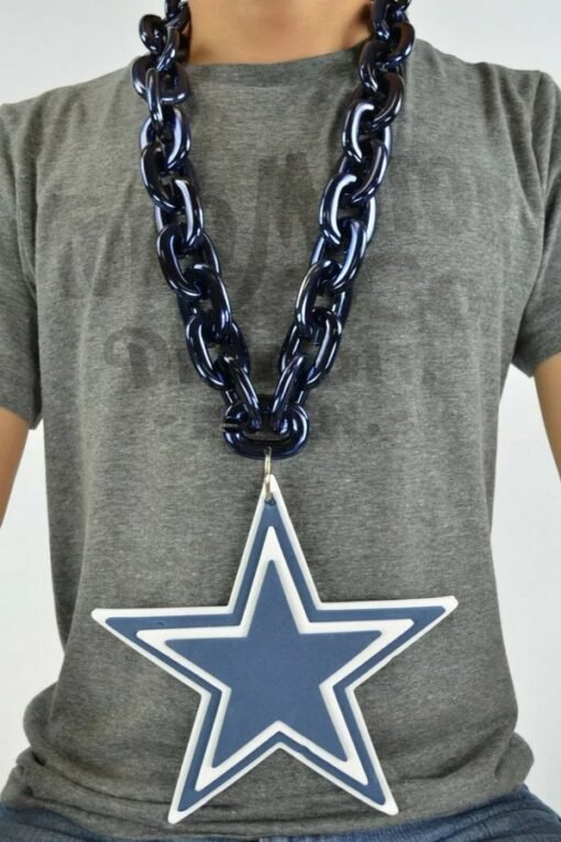 Cowboys WinCraft Big Chain Logo Necklace