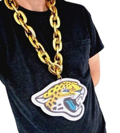 Jaguars WinCraft Big Chain Logo Necklace