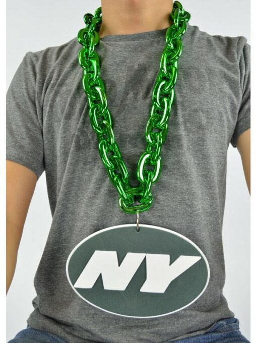Jets WinCraft Big Chain Logo Necklace