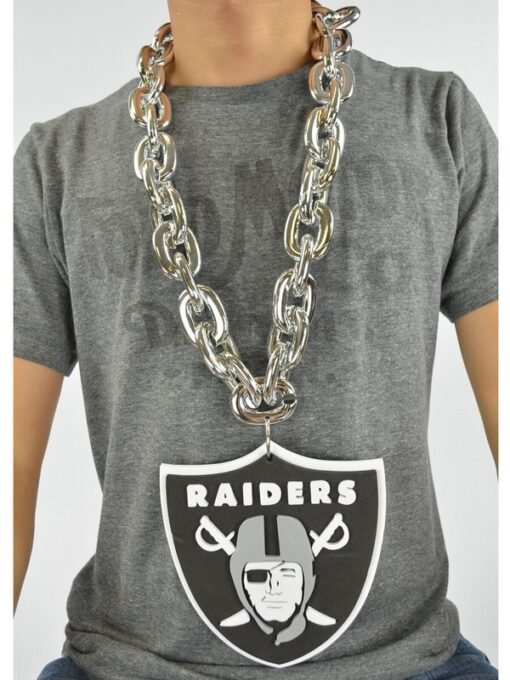 Raiders WinCraft Big Chain Logo Necklace