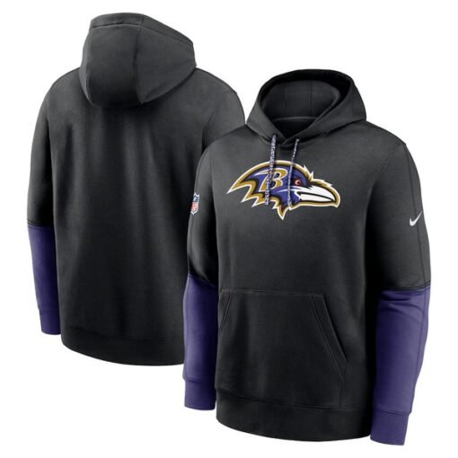 Ravens 2024 Sideline Club Pullover Hoodie - Image 2