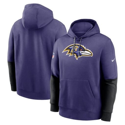 Ravens 2024 Sideline Club Pullover Hoodie