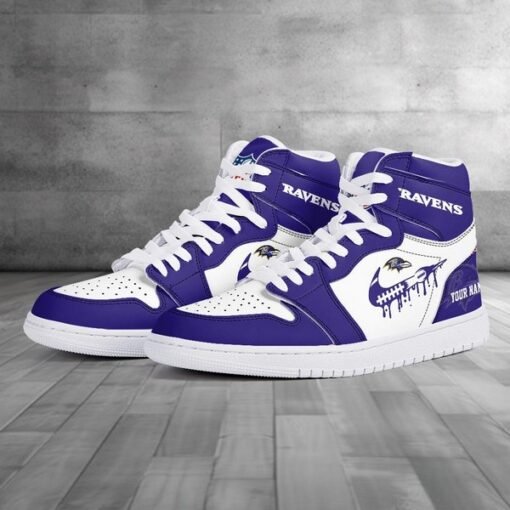 Ravens Personalized Air Jordan 1