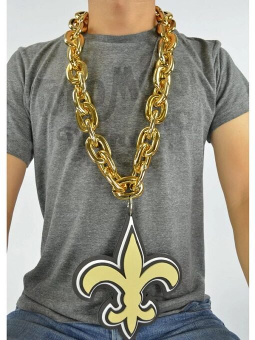 Saints WinCraft Big Chain Logo Necklace