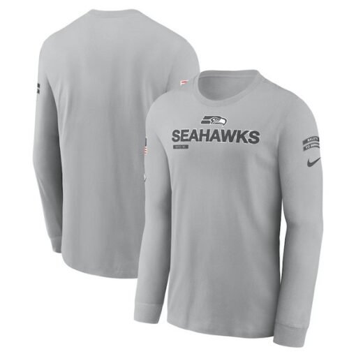 Seahawks 2024 Salute to Service Long Sleeve T-Shirt