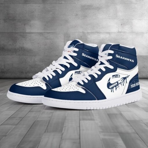 Seahawks Personalized Air Jordan 1