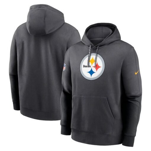 Steelers 2024 Sideline Club Pullover Hoodie - Image 2