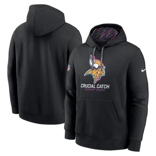 Vikings 2024 Crucial Catch Club Pullover Hoodie