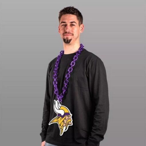 Vikings WinCraft Big Chain Logo Necklace