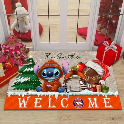 Broncos Personalized Doormat