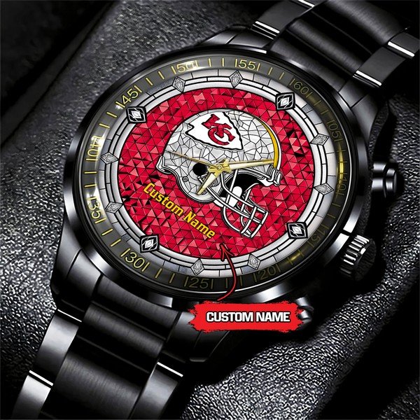 Chiefs ‘Easy Reader’ Custom Name Watch – US Sports Nation