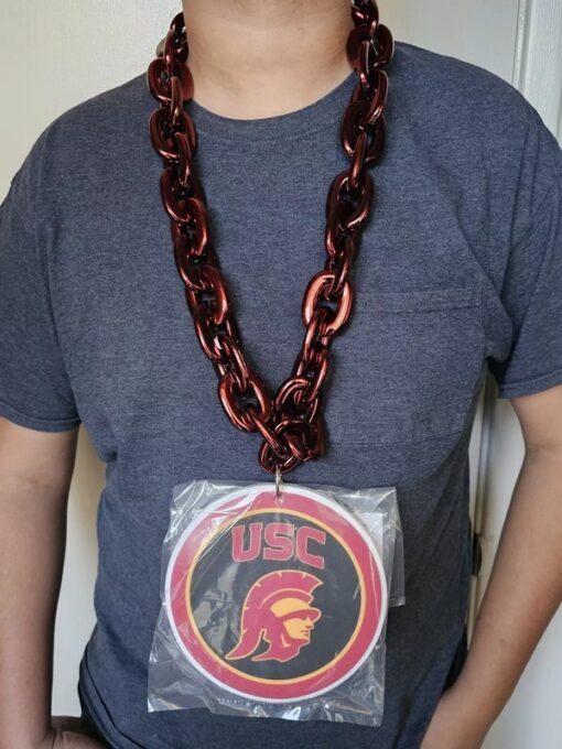 USC Trojans WinCraft Big Chain Logo Necklace
